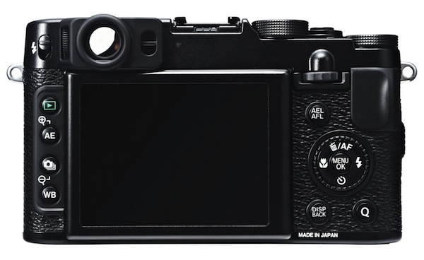 Fujifilm FinePix X20 - Rear