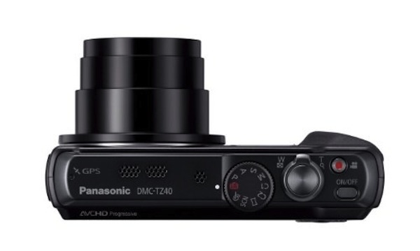 Panasonic DMC-TZ40 - Top