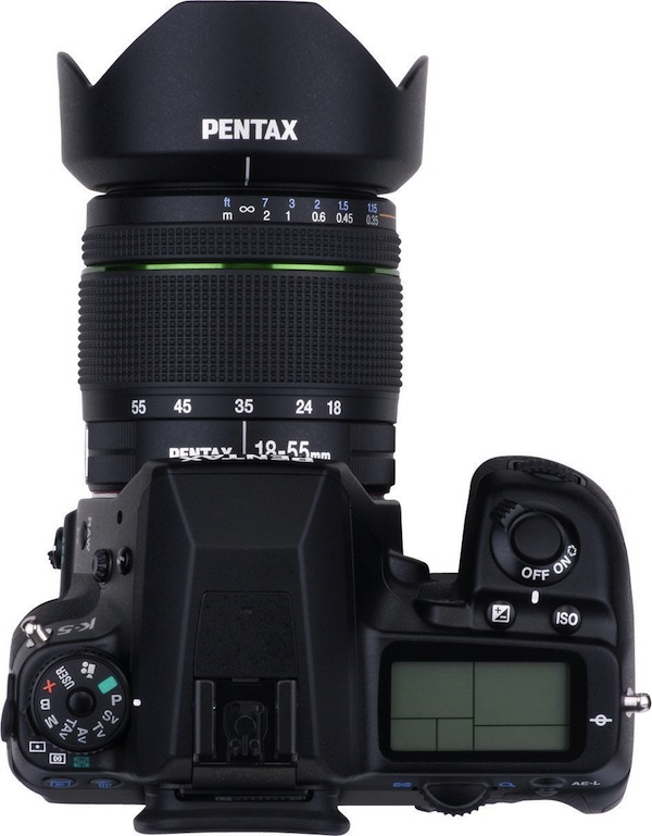 Pentax-K5 - Top